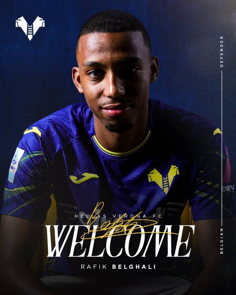 官方:梅赫伦23岁右后卫贝尔加利转会维罗纳,签约至2029年