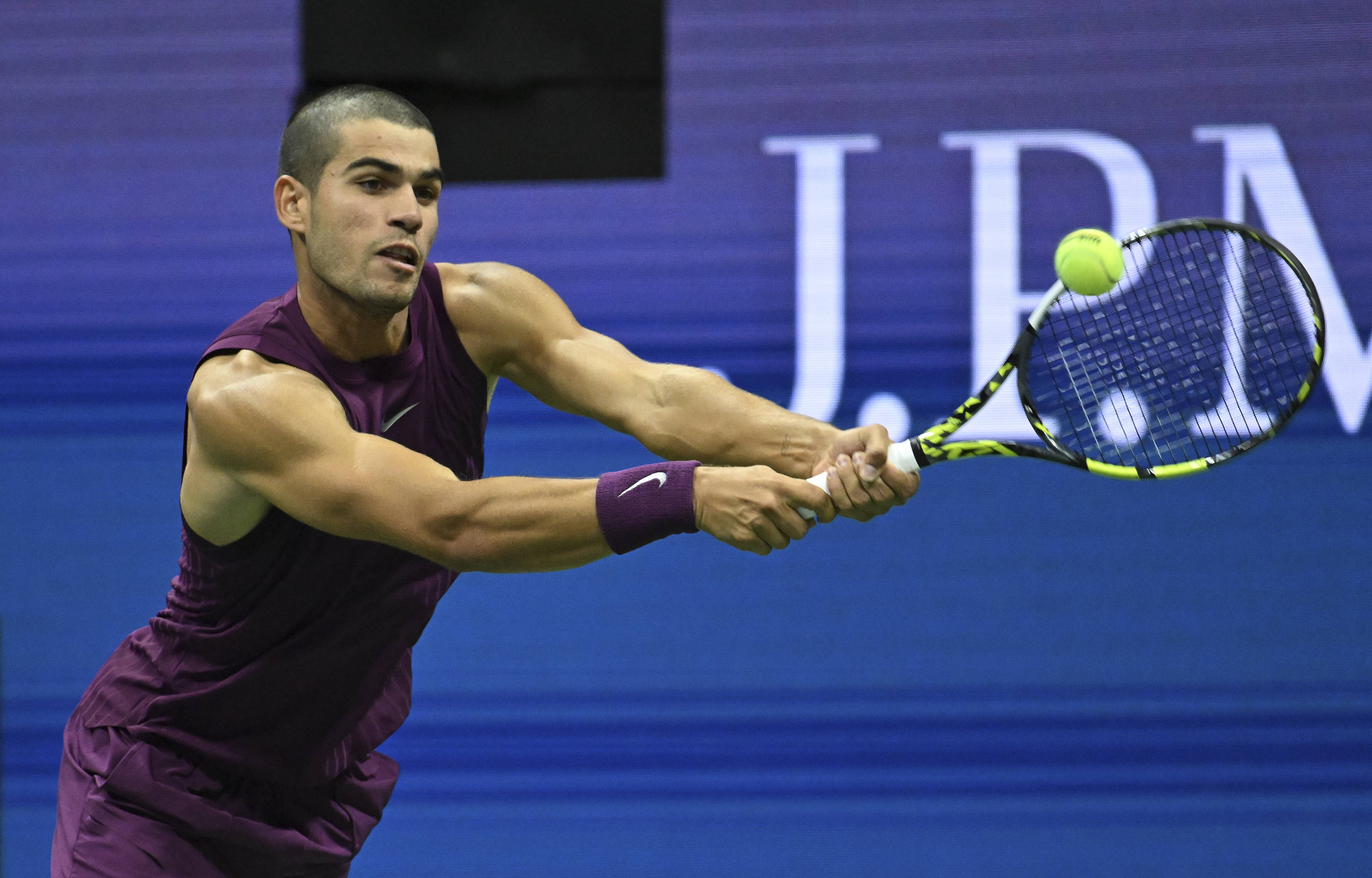 (体育)网球——美网:阿尔卡拉斯晋级