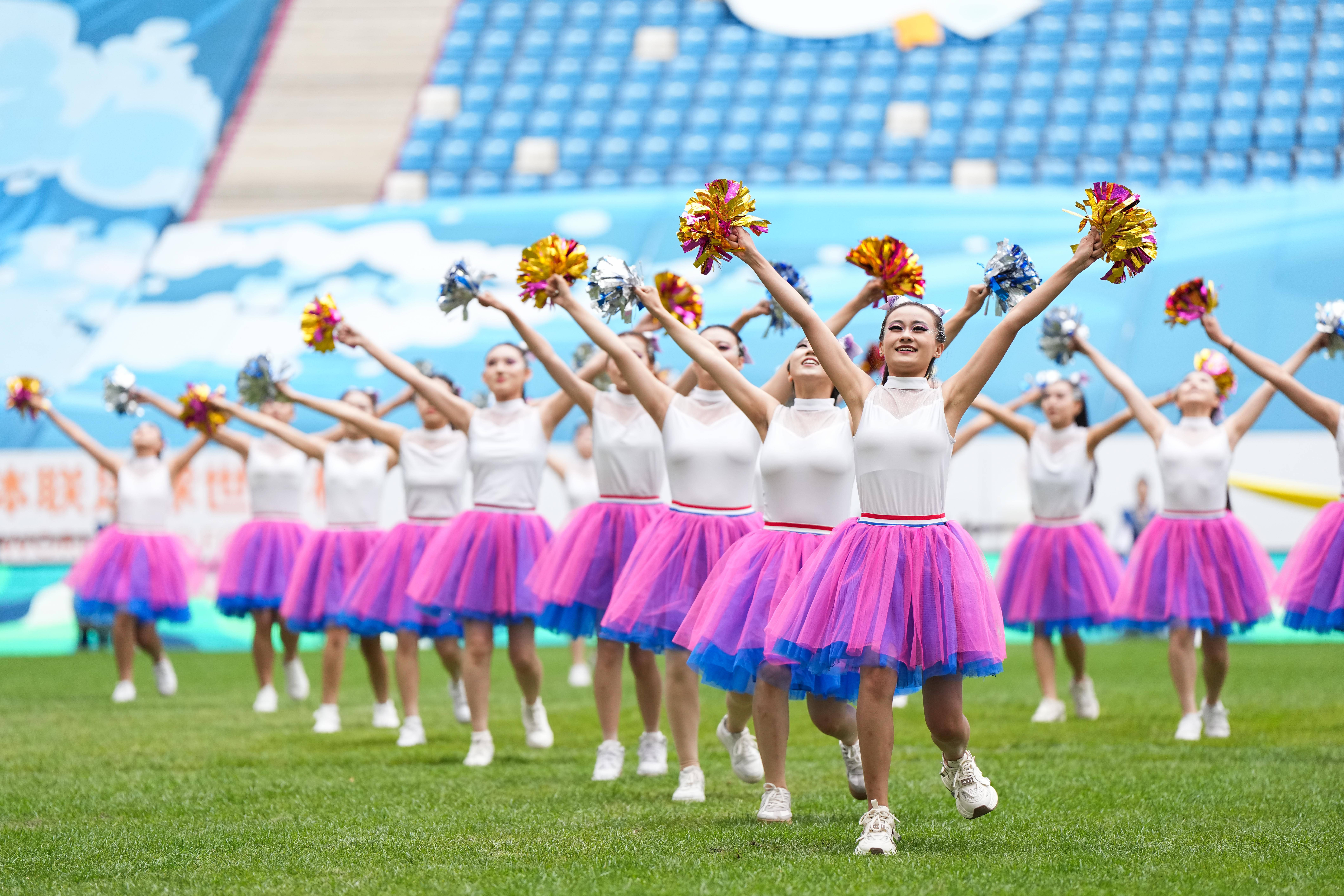 （体育）足球——2025年国际大体联足球世界杯开幕式在大连举行