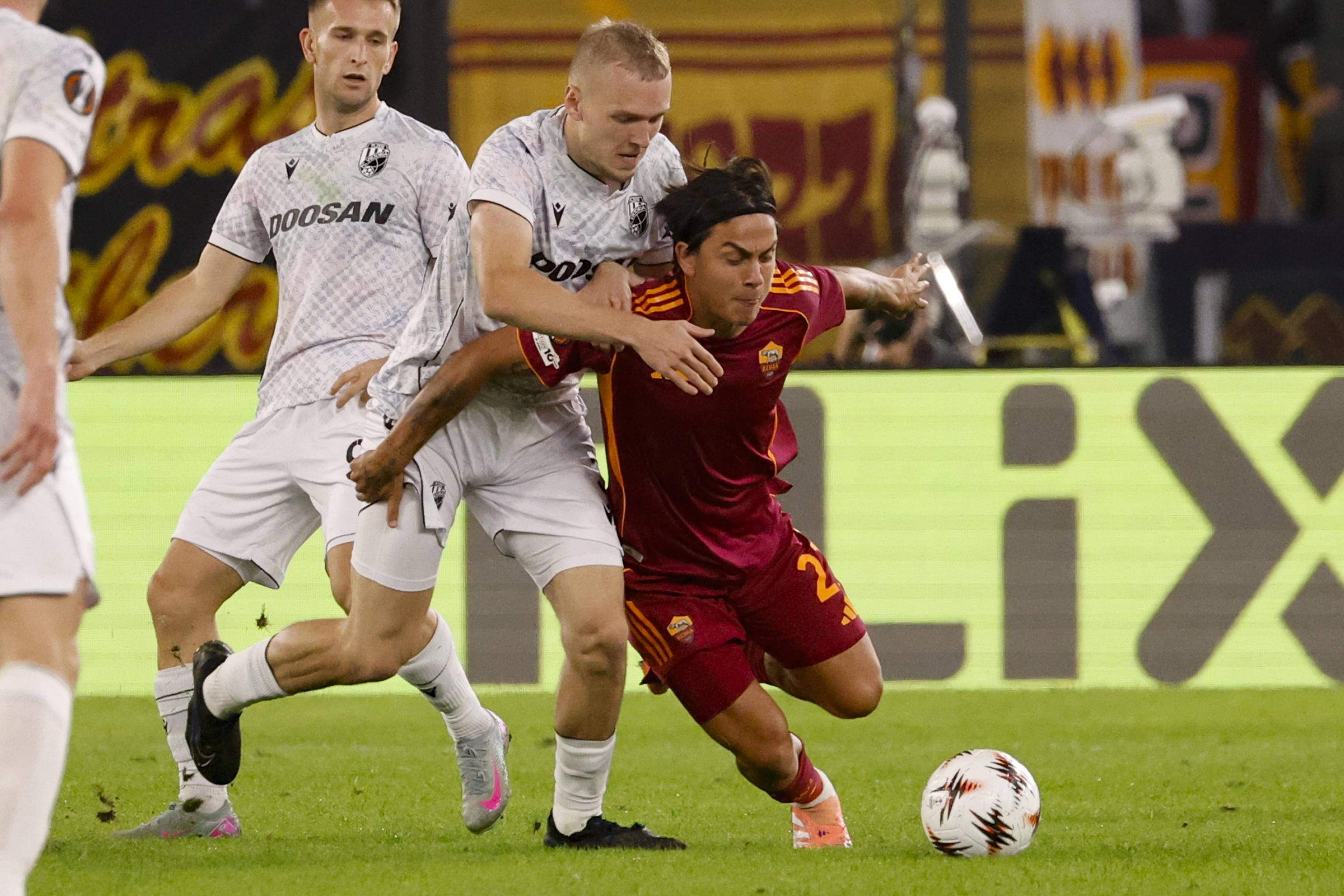 （外代二线）足球——欧罗巴联赛：比尔森胜利胜罗马