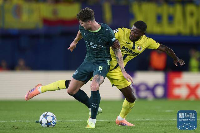 足球 | 欧冠:曼城胜比利亚雷亚尔