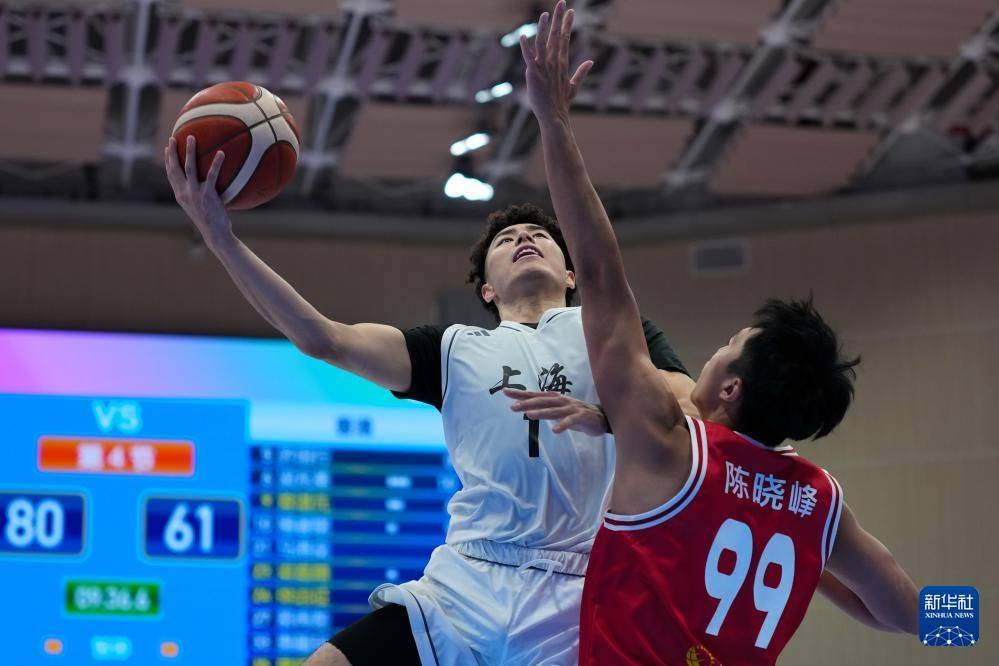 全运会篮球——男子成年组小组赛:上海胜香港